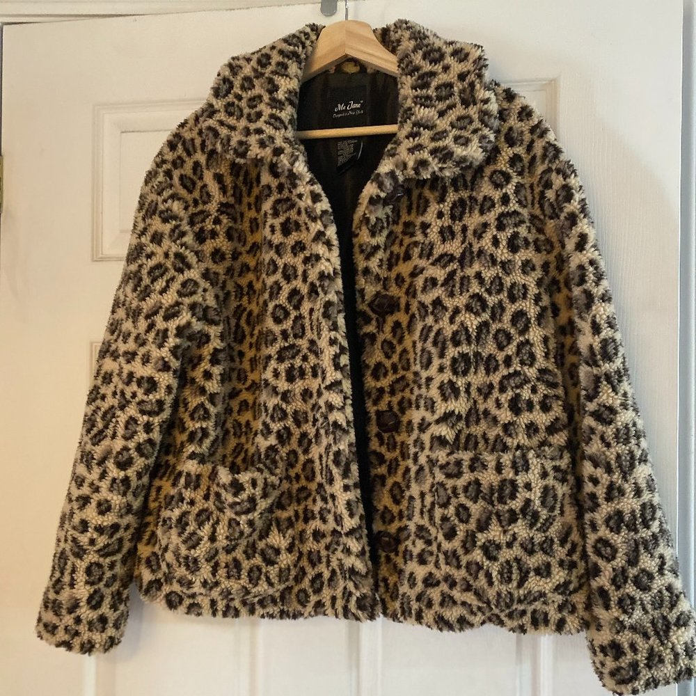 Me Jane - Faux fur leopard winter jacket